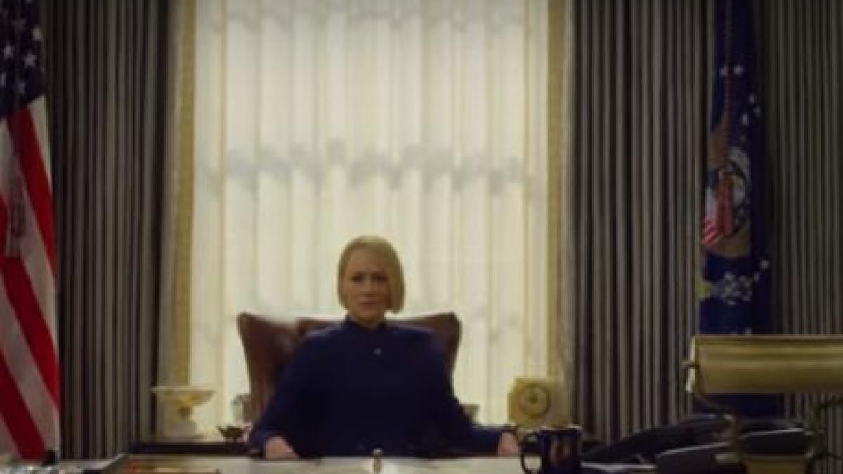 primul teaser pentru noul sezon house of cards prezentat in cadrul galei de decernare a premiilor