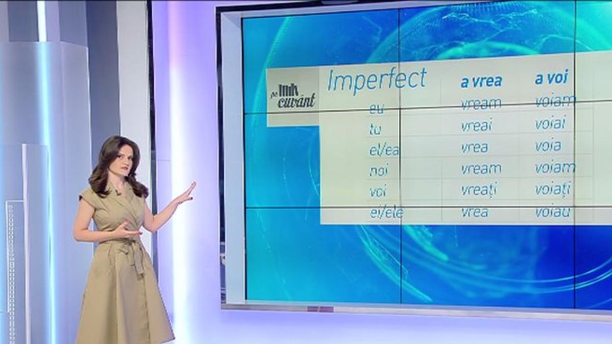 pe cuvant cu ana iorga cum spunem corect eu vroiam sau eu voiam