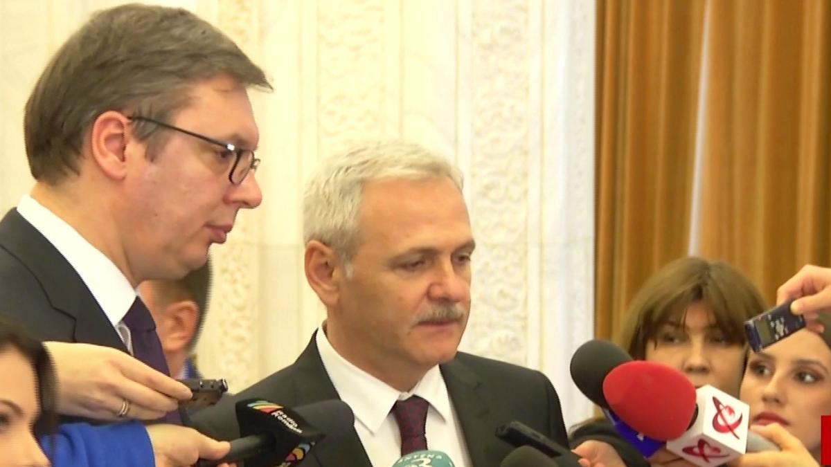 presedintele serbiei sunt recunoscator prietenului dragnea