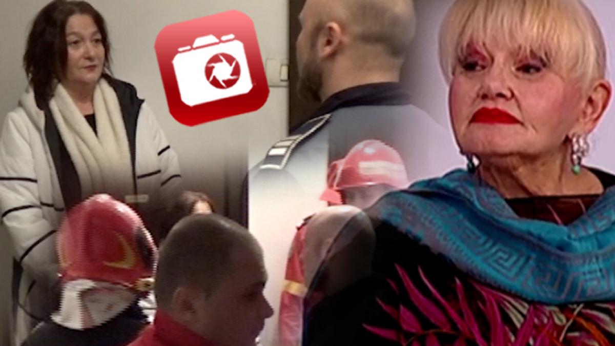 imagini terifiante cu momentul in care politistii si pompierii au spart usa casei israelei ce au