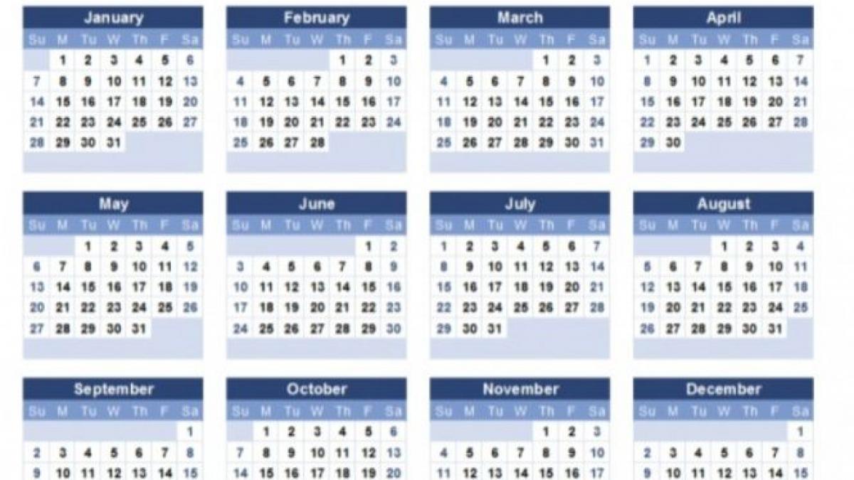 zile libere in 2018 ce sarbatori vor cadea in weekend