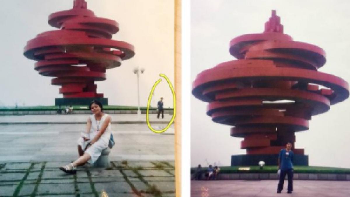 au fost fotografiati impreuna cu 11 ani inainte de a se cunoaste povestea uluitoare a unui cuplu