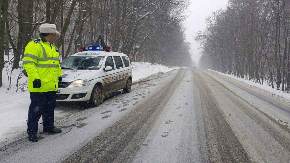 viscol in toata romania ce recomanda politia romana