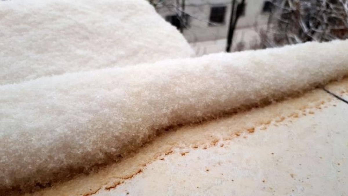 zapada portocalie a inceput sa cada peste romania