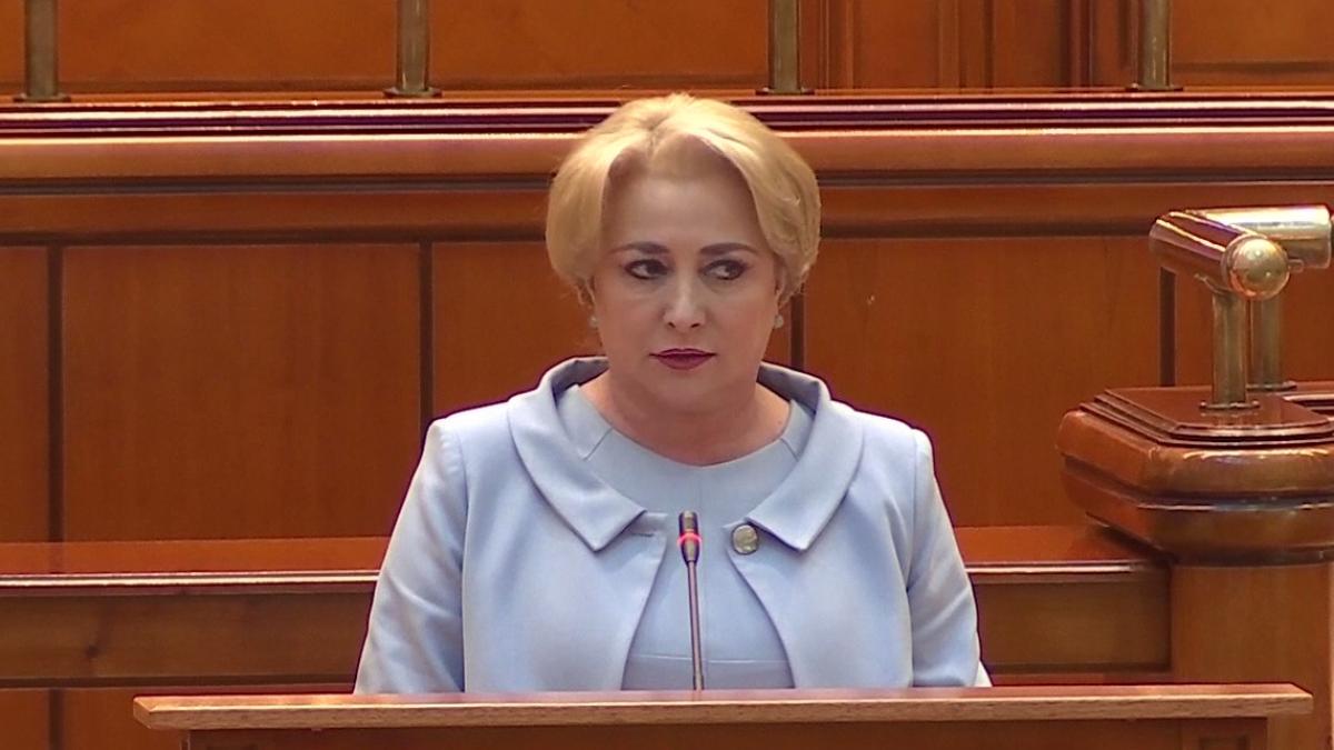 viorica dancila primul discurs in parlament explicatii despre banii romanilor