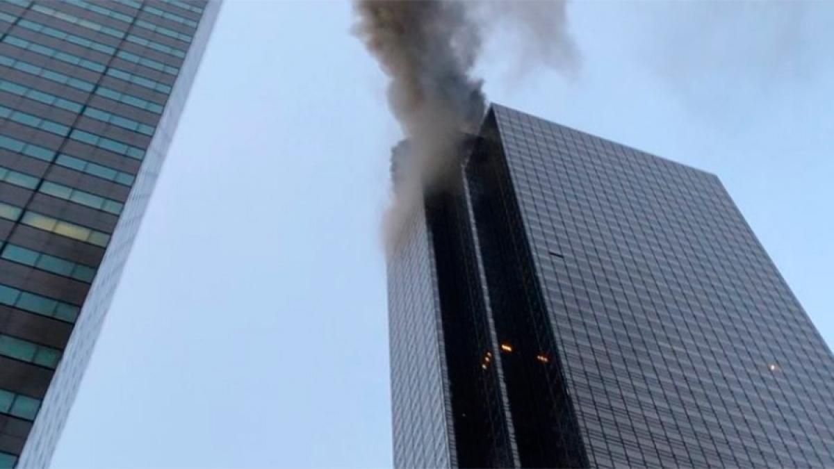 incendiu la trump tower un barbat a murit
