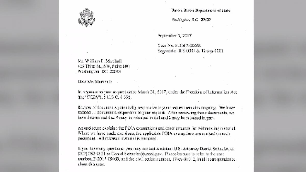 document bomba de la departamentul de stat sua