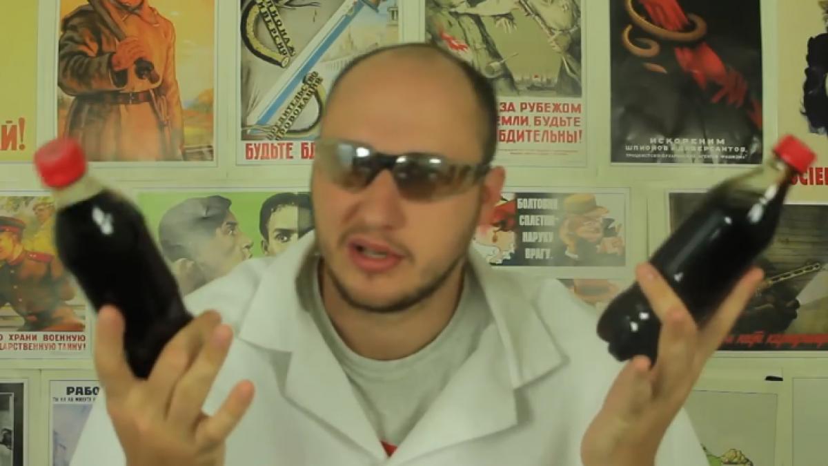 video nu incercati asta acasa ce se intampla daca fierbi cola