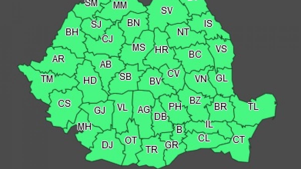 meteo alerta de la meteo pentru mai multe judete ale tarii