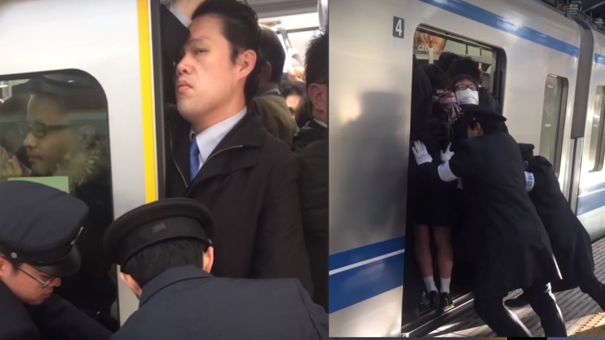 Approval Dozens throne Imagini incredibile! Cum călătoresc pasagerii din Japonia cu metroul - VIDEO