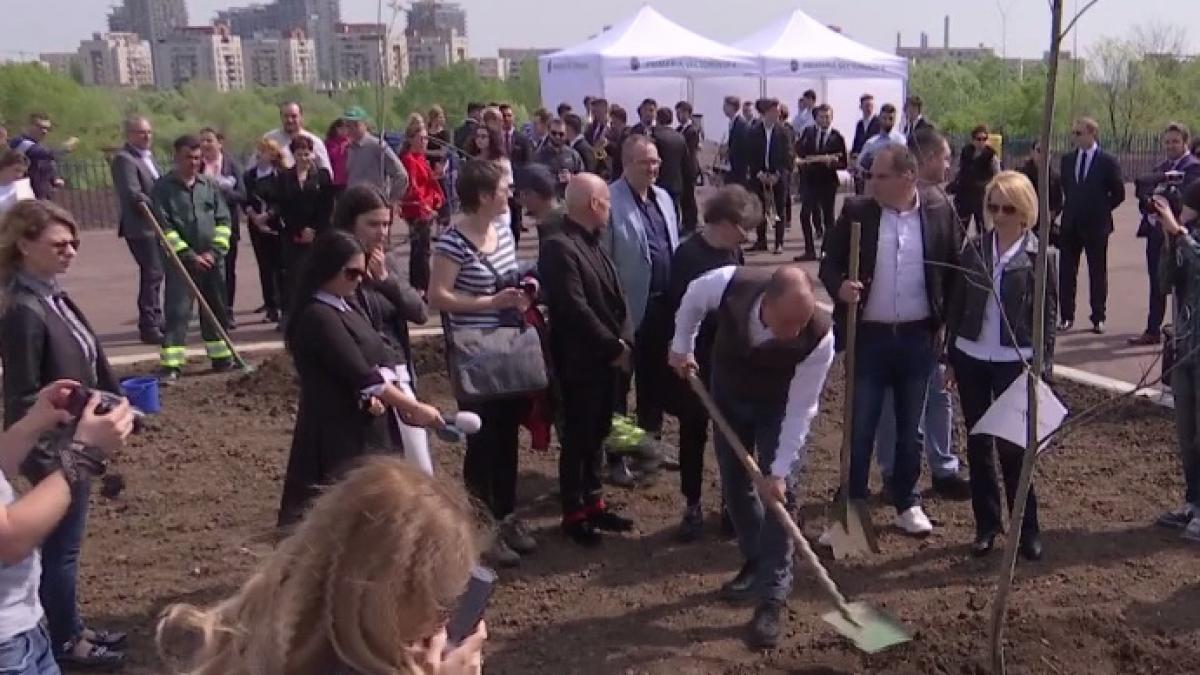 capitala are primul parc dedicat centenarului marii uniri