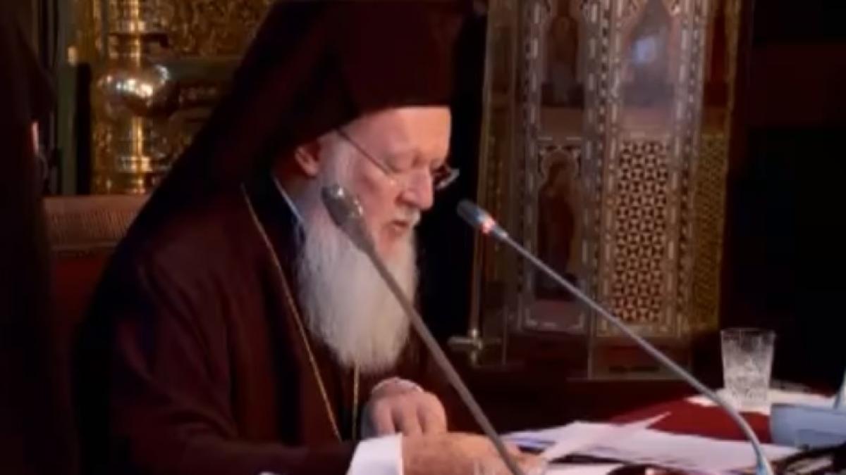 patriarhul ecumenic ofera solutii pentru dilema secolului