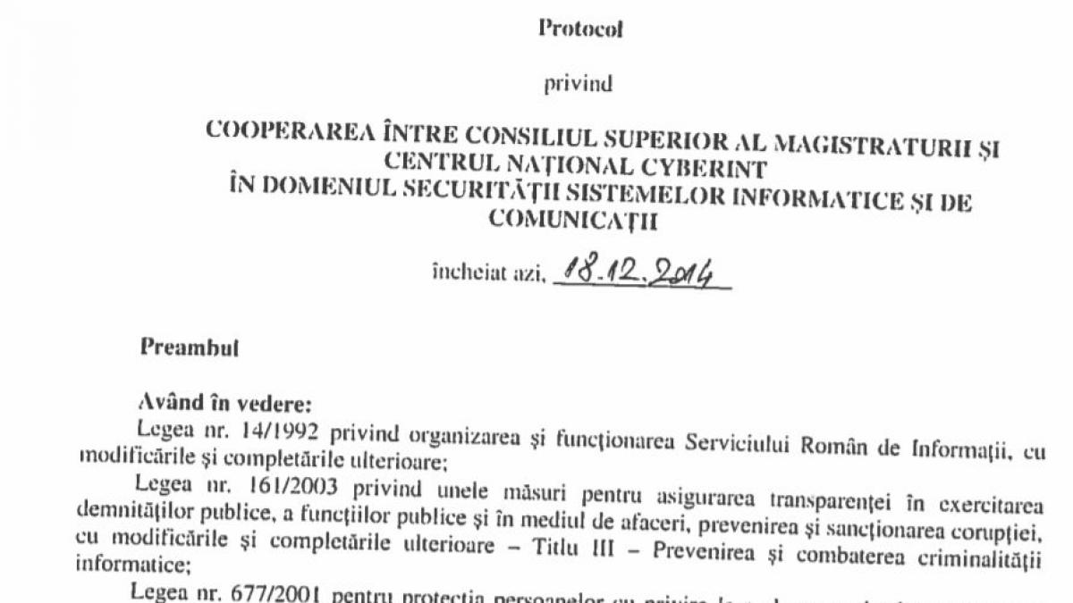 csm a facut public protocolul cu sri