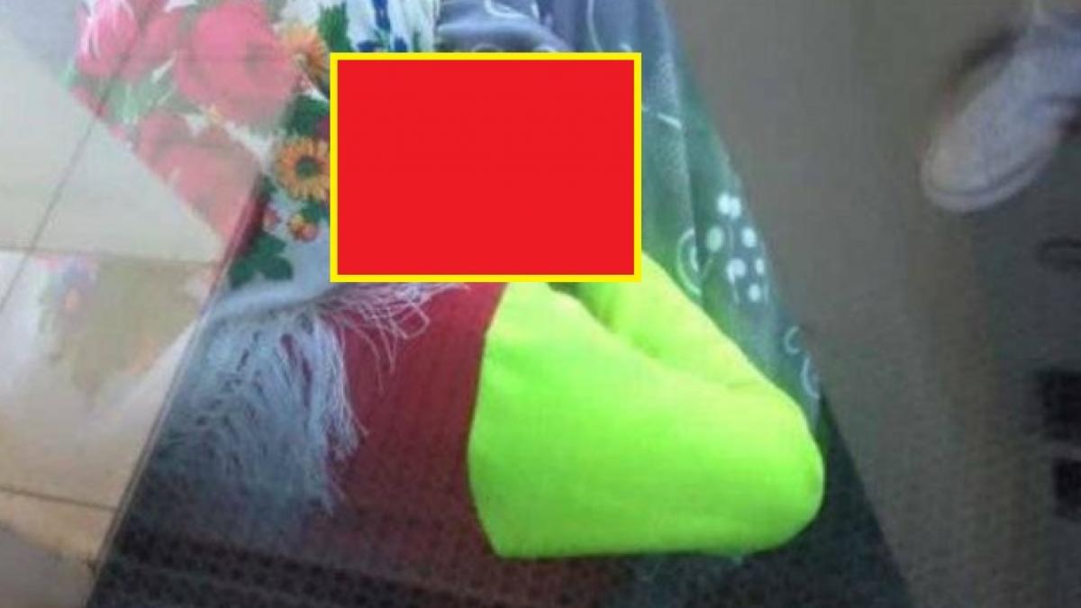 foto soc ce ascunde aceasta cersetoare sub haine mai dai bani cersetorilor