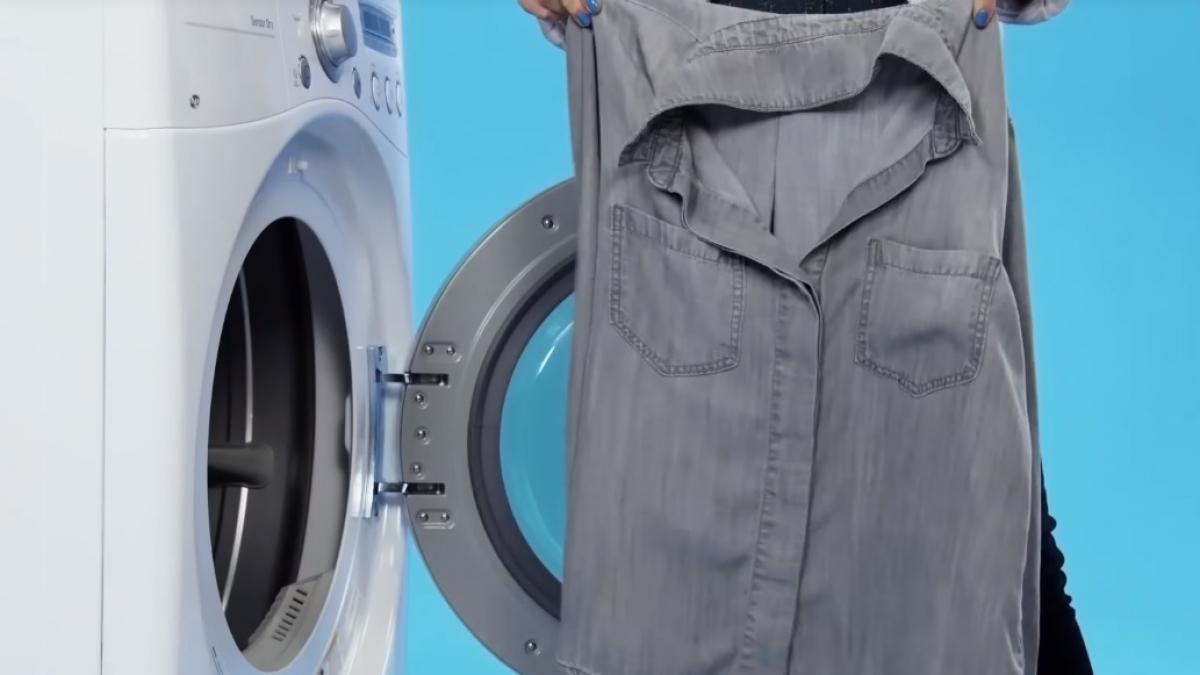 cum sa scoti rufele calcate direct din masina de spalat trucul genial care face inconjurul lumii