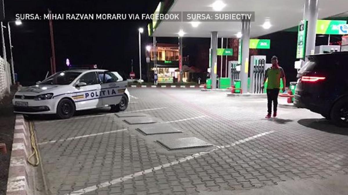 Moment șocant în trafic! Un bucureștean a trăit clipe de coșmar într-o parcare de pe drumul european 85