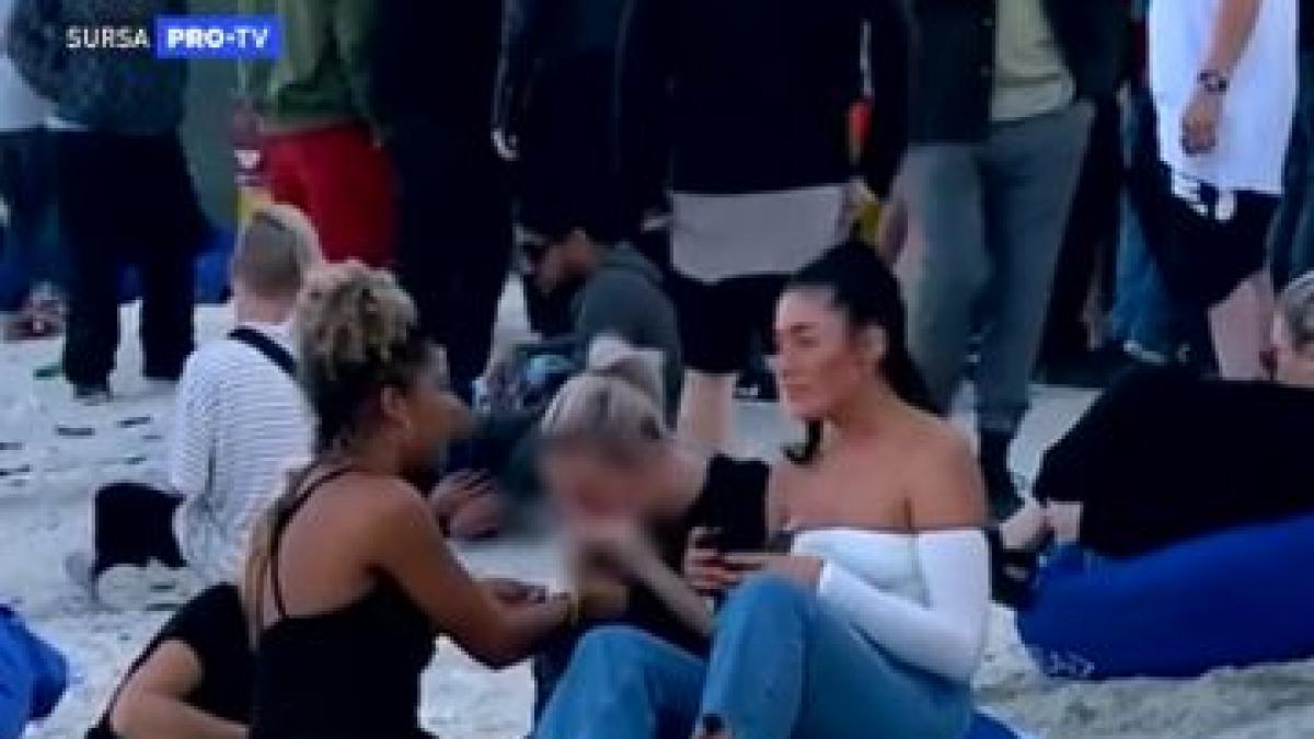 tanara filmata in timp ce consuma droguri pe o plaja din mamaia cautata de diicot