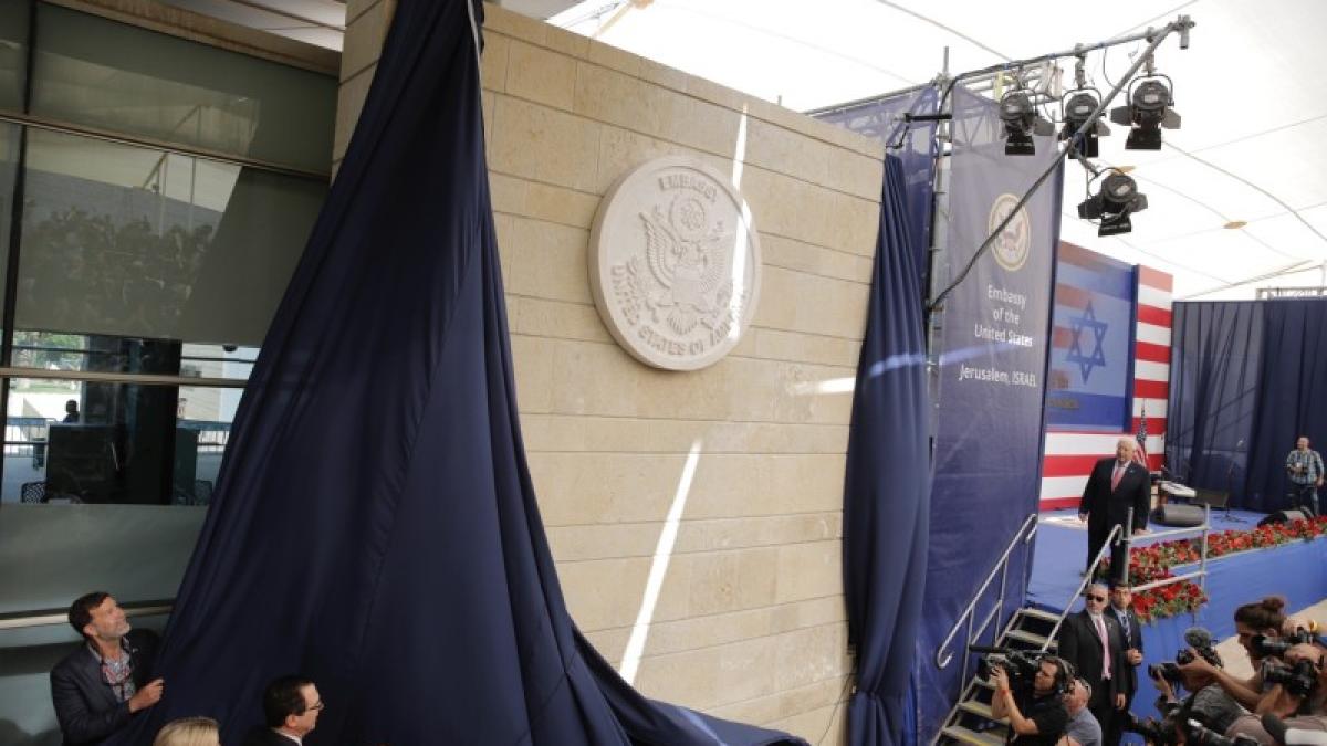 statele unite si au mutat ambasada din israel de la tel aviv la ierusalim