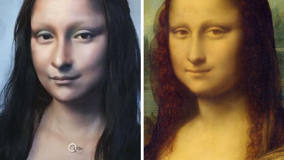toti au ramas uimiti de asemanarea incredibila dintre ea si mona lisa