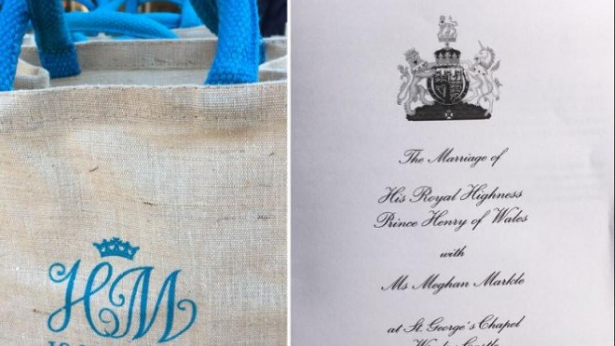 ce au facut invitatii cu cadourile primite la nunta printului harry cu meghan markle