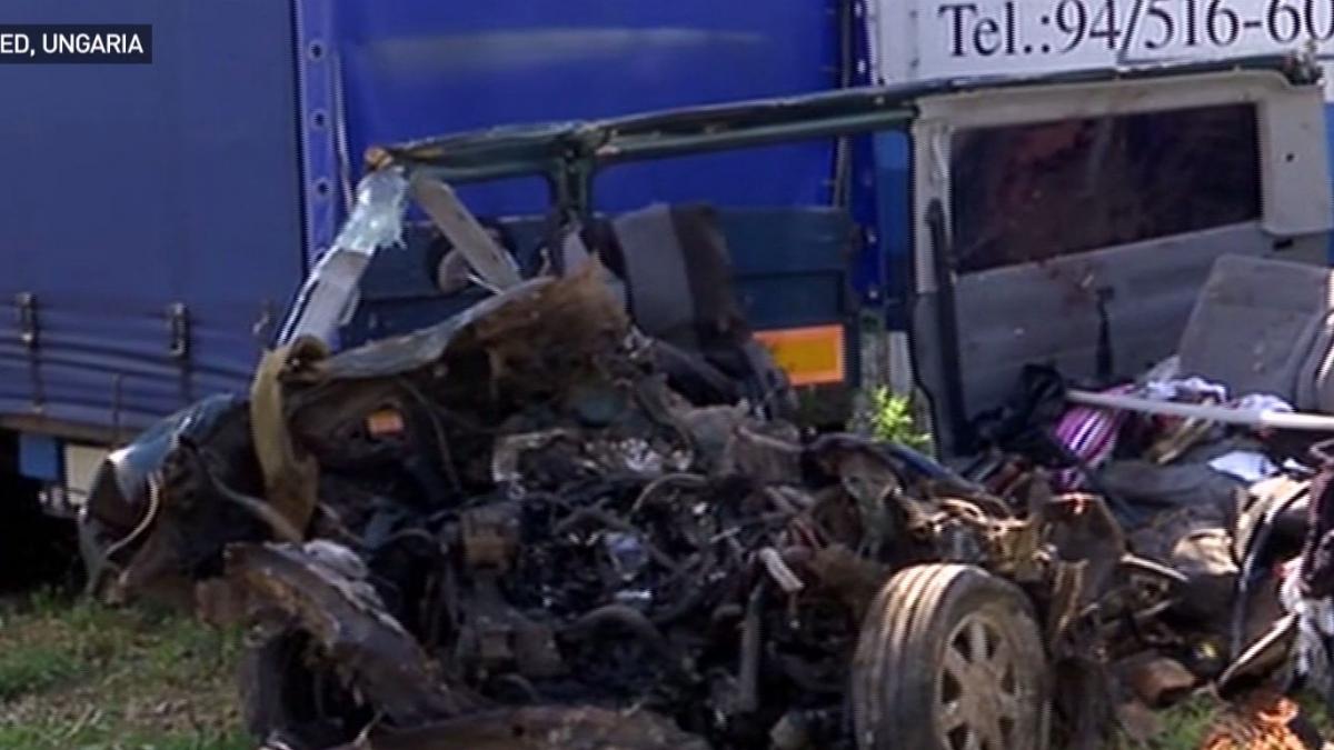 antena 3 imagini in exclusivitate de la locul tragicului accident din ungaria e de a dreptul socant