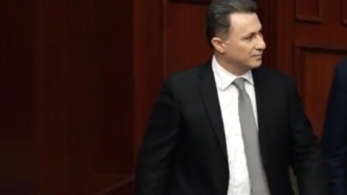 fostul premier al macedoniei condamnat la doi ani de inchisoare