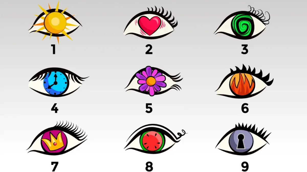 test alege ochiul care iti place mai mult si afla un secret al personalitatii tale