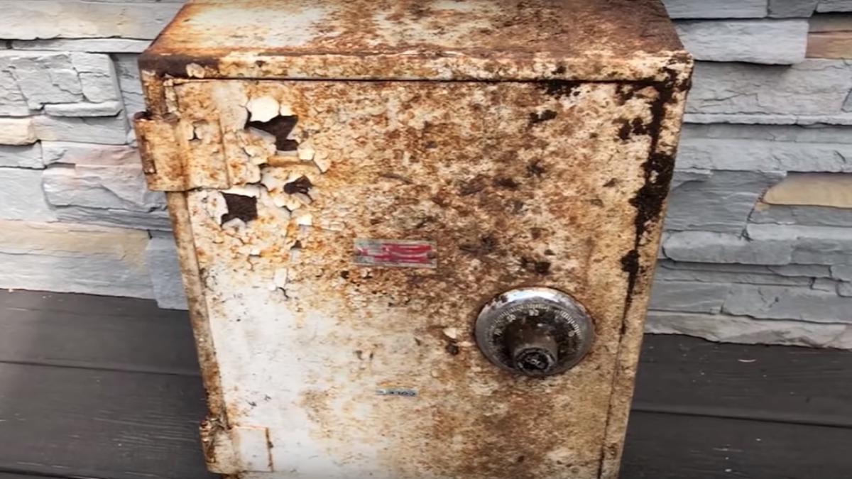 a gasit in curtea casei un tablou electric vechi dupa ce a vazut ce era inauntru a alertat imediat