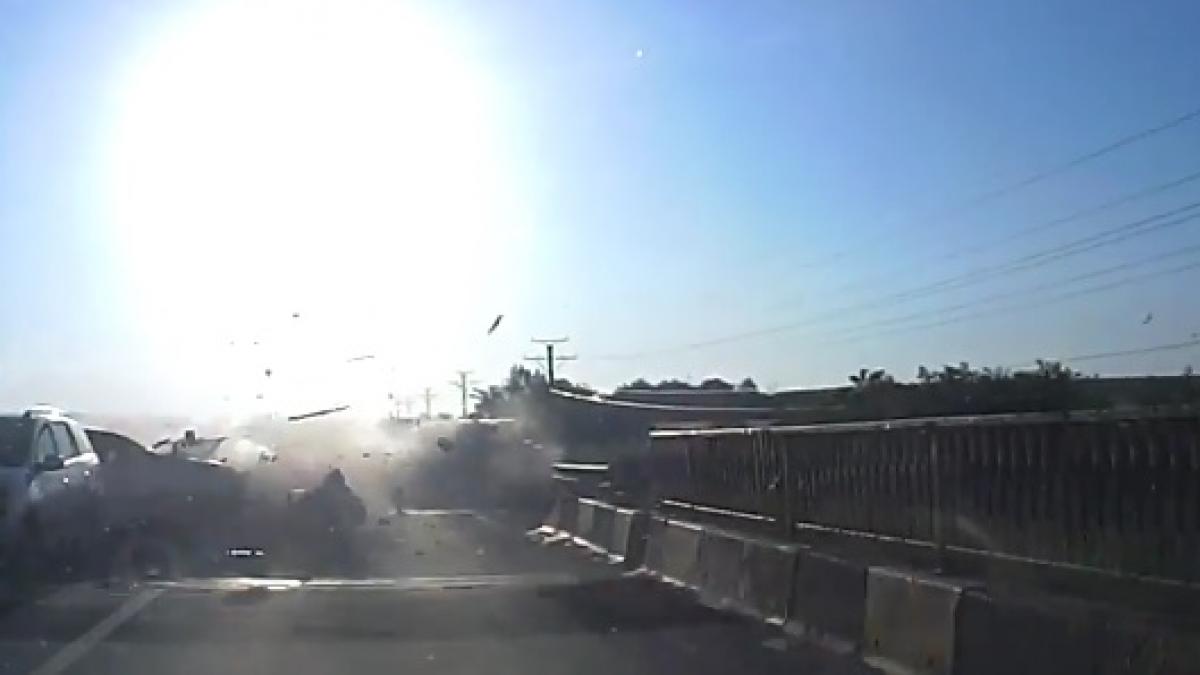 accident mortal in judetul brasov surprins de o camera de bord video