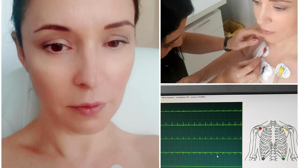 andreea marin pe mana medicilor