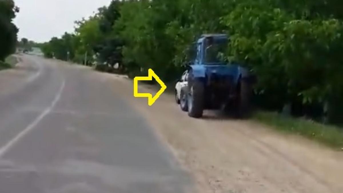 un sofer moldovean a observat o masina neinscriptionata a politiei care vana vitezomani e