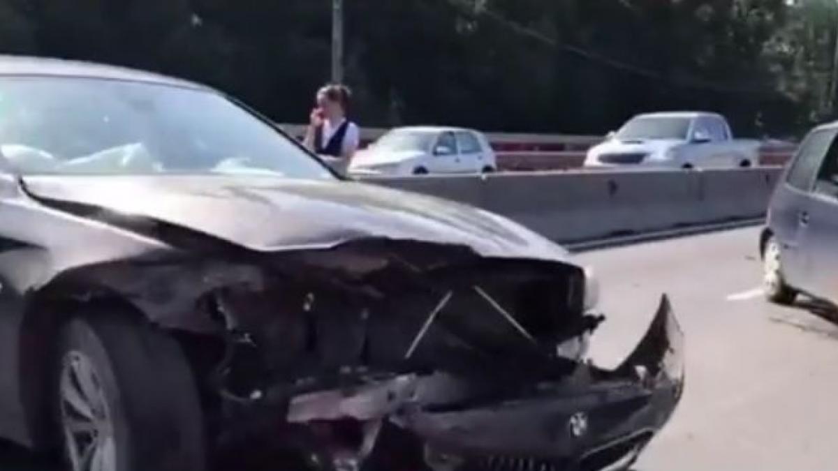grav accident pe dn1 la intrarea in capitala video