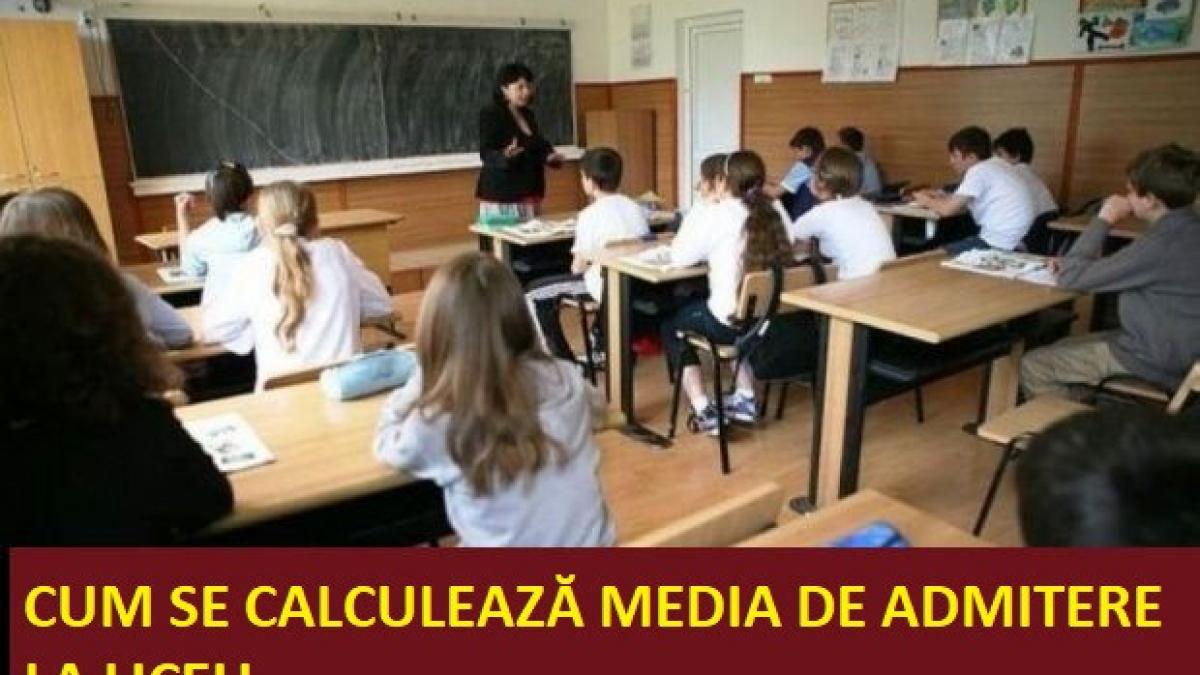 rezultatele la evaluarea nationala 2018 cum se calculeaza media de admitere la liceu