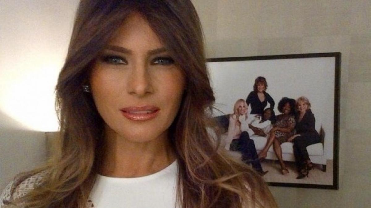 fotografia cu melania trump care a devenit virala