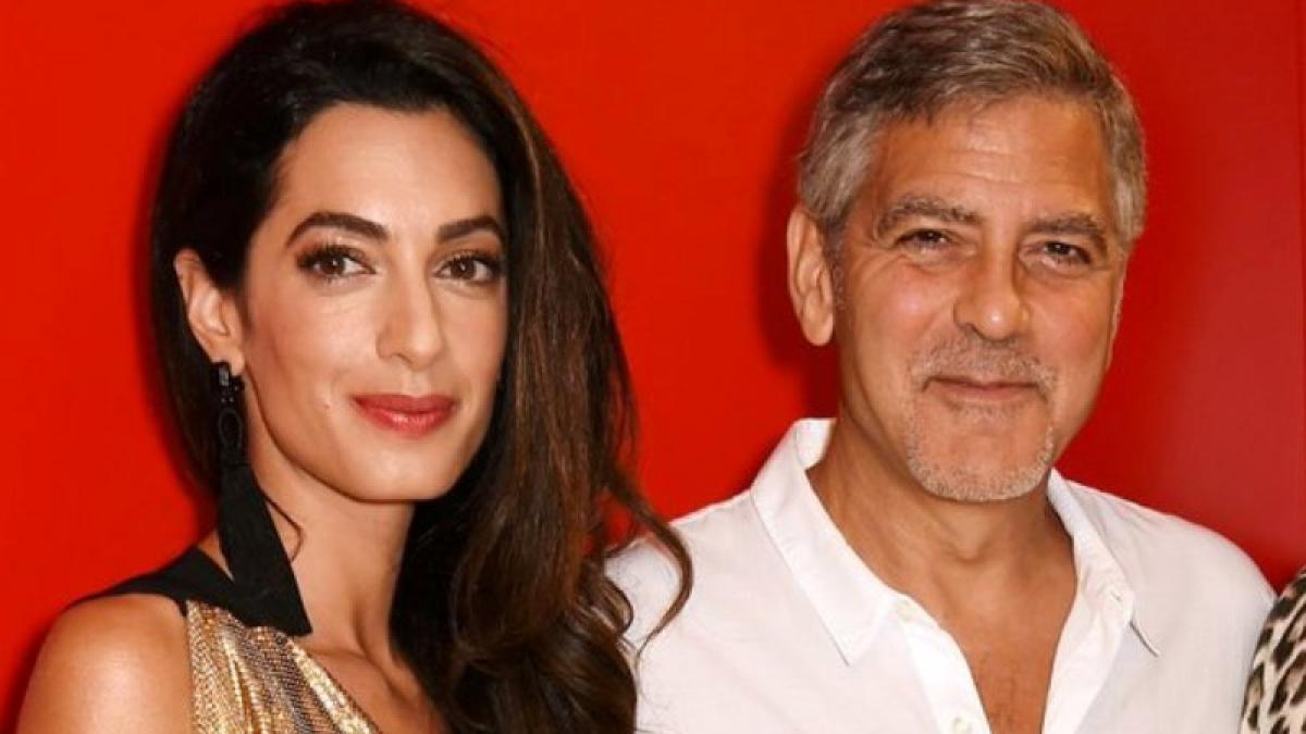 fotografii rare cu gemenii lui george si ai lui amal clooney ce mari s au facut