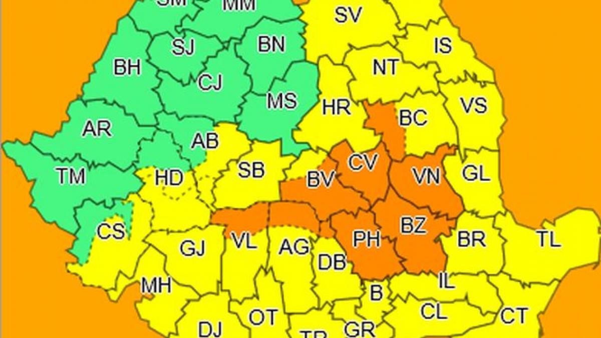 vremea extrema loveste romania cod portocaliu de ploi abundente