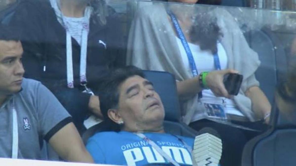 maradona a ajuns la spital dupa victoria argentinei in fata nigeriei