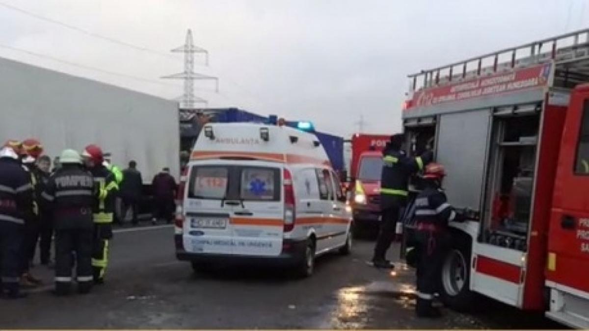 accident grav in ialomita sunt sapte victime a fost activat planul rosu de interventie