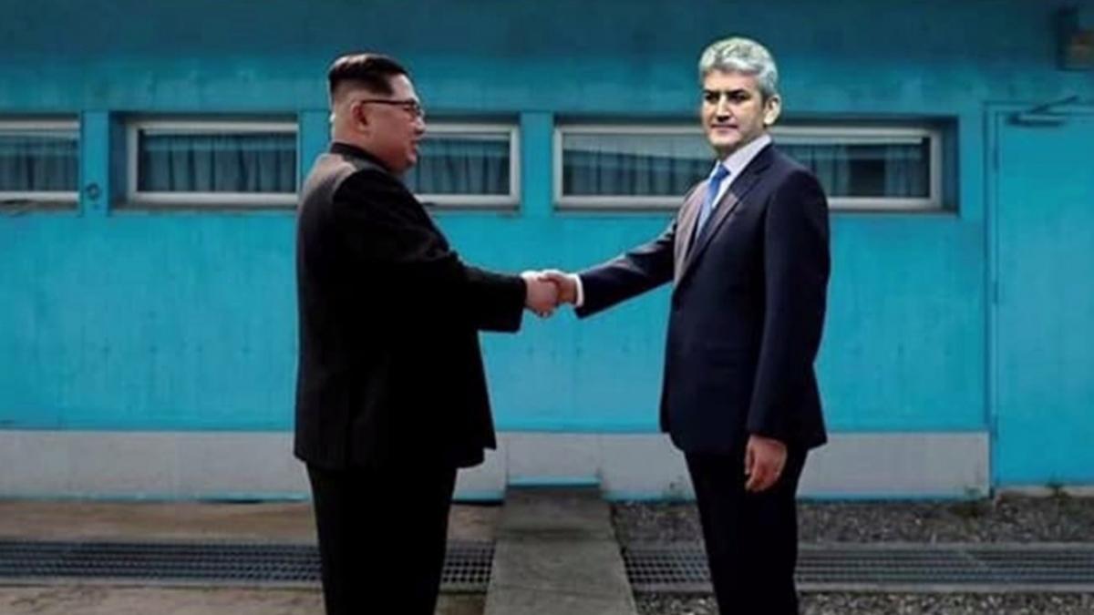 imagini inedite cu gabriel oprea dupa ce acesta a trucat poza cu obama