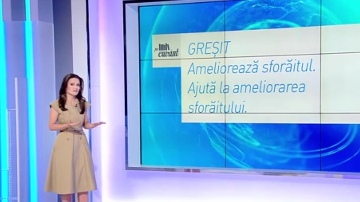 pe cuvant cu ana iorga reclamele la medicamente si folosirea gresita a verbului a ameliora