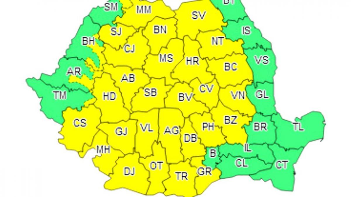 vremea extrema revine in romania ploi puternice si vijelii in zilele urmatoare