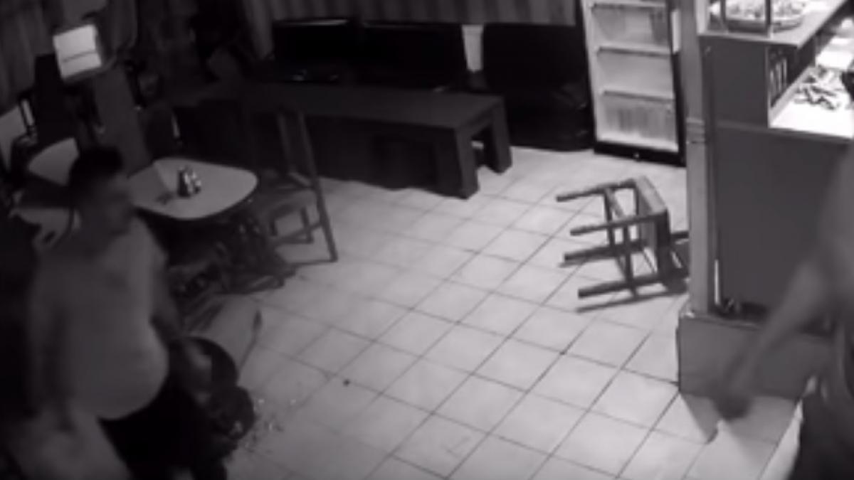 scandal intr un bar din valcea cinci barbati au fost retinuti video