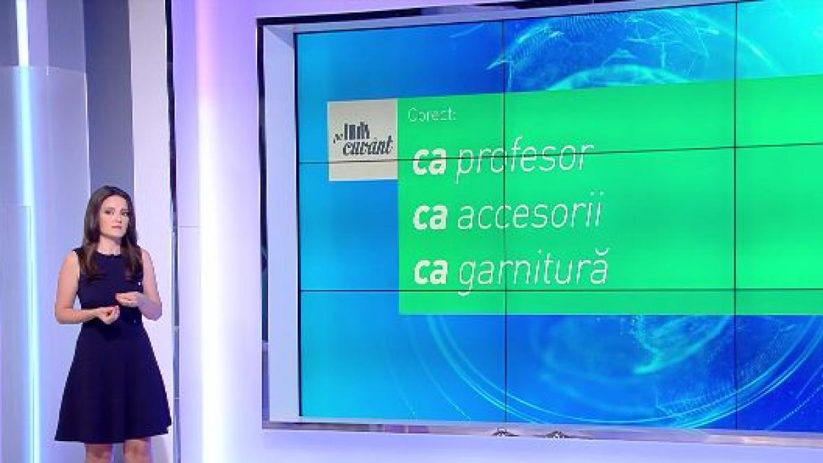 pe cuvant cu ana iorga cand folosim si cand nu folosim expresia ca si