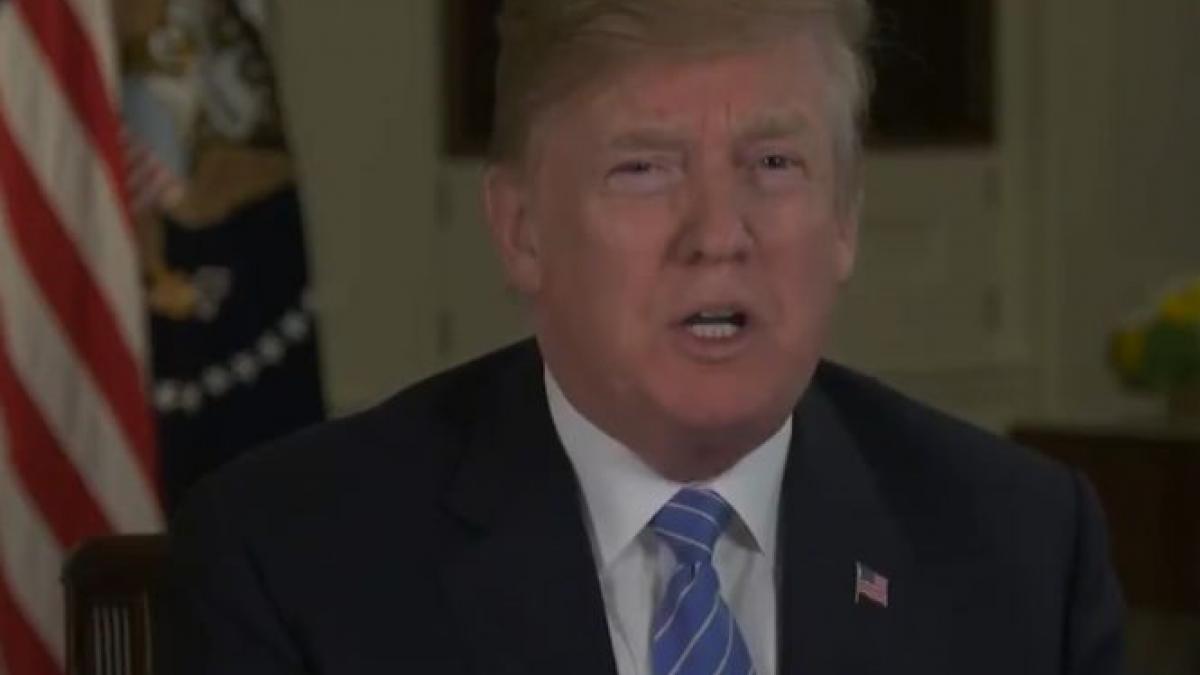 amenintare exploziva din partea presedintelui donald trump