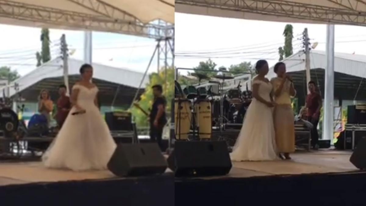 o mireasa a transmis live pe facebook ziua nuntii ce a observat femeia chiar in acele momente video