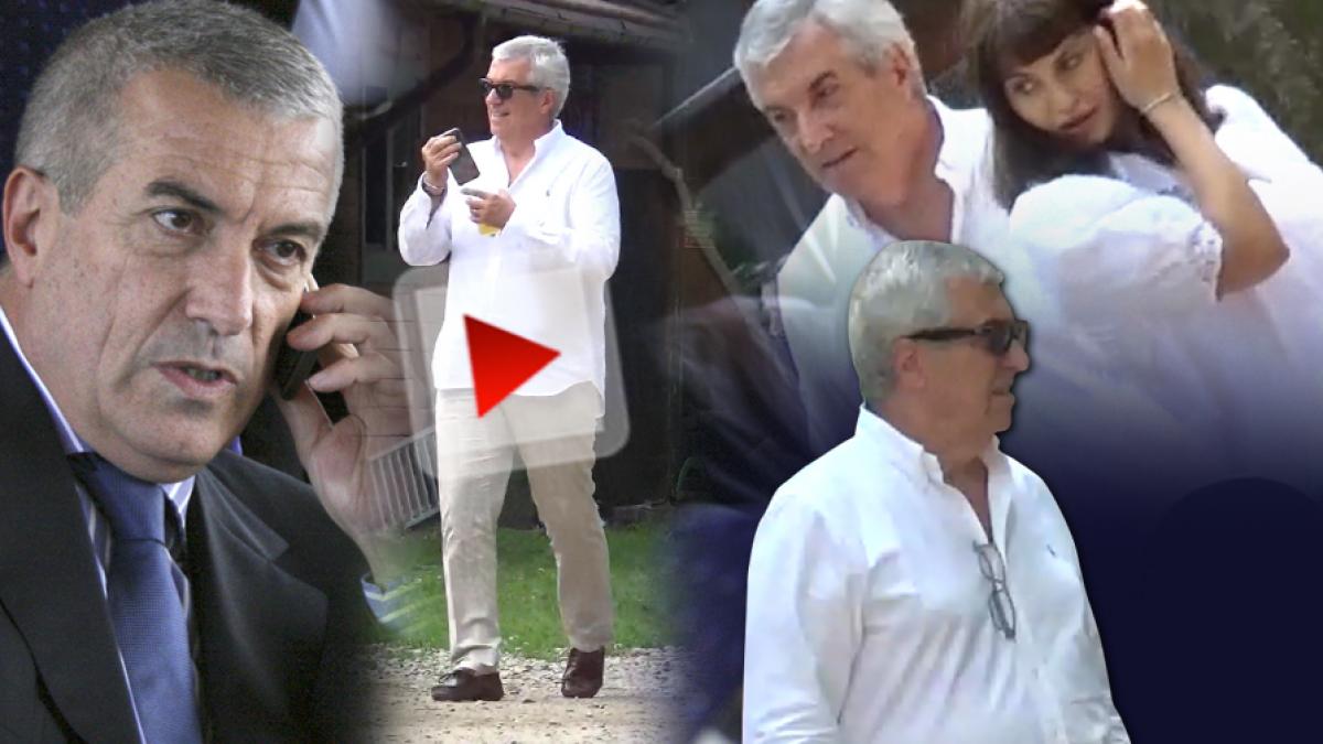 imagini rare cu presedintele senatului calin popescu tariceanu si a luat familia si a dus o la
