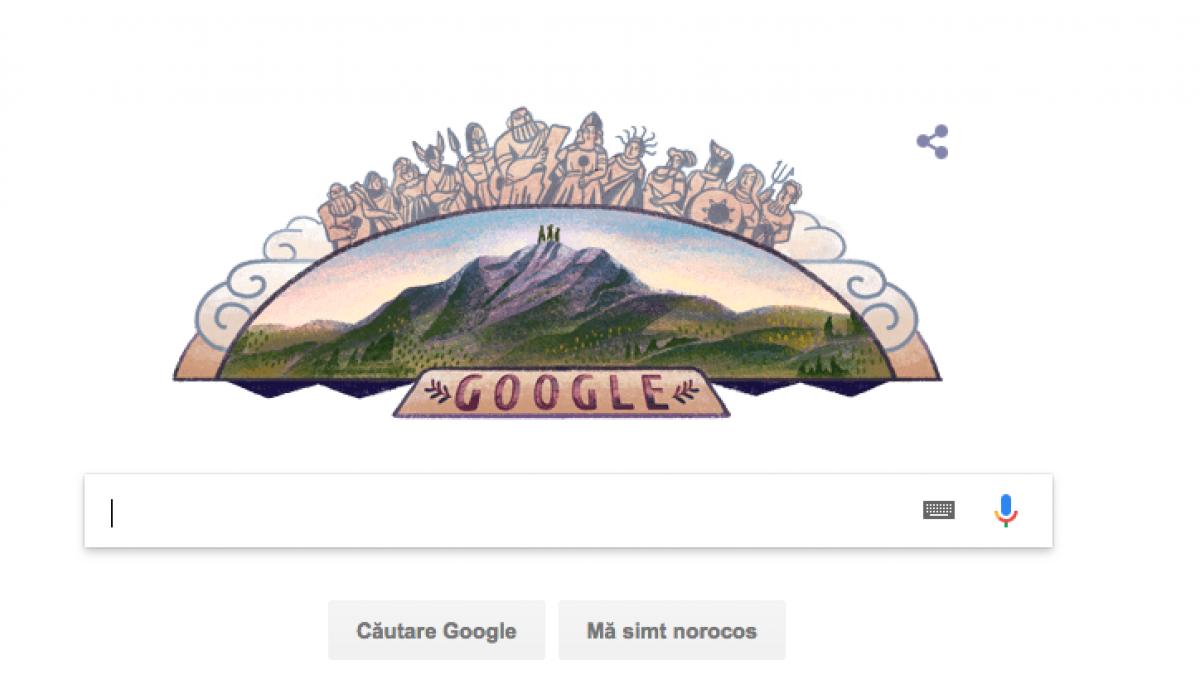 muntele olimp google celebreaza unul dintre cei mai cunoscuti munti din europa