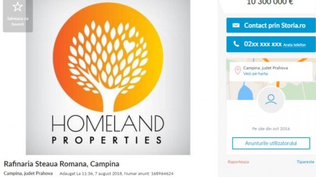 cea mai veche rafinarie din romania se vinde pe olx