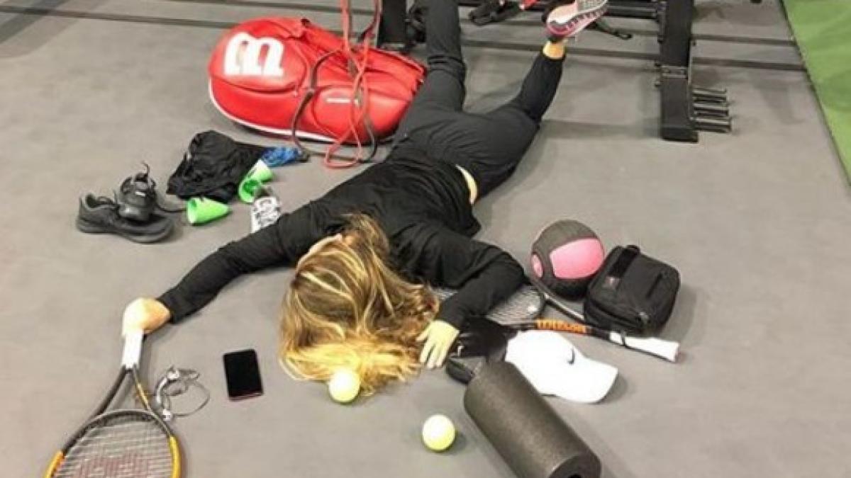 simona halep prabusita in vestiar adevarul din spatele imaginii socante