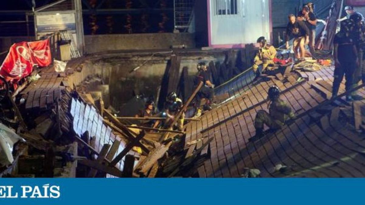 la un pas de tragedie platforma de la un festival din spania s a prabusit 300 de raniti dintre care